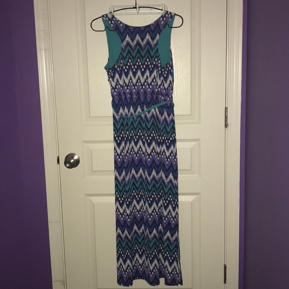 Chevron full length Dress - Picture 8 of 8